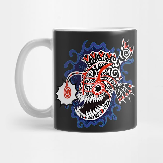 Anglerfish doodle style by Designs by Darrin